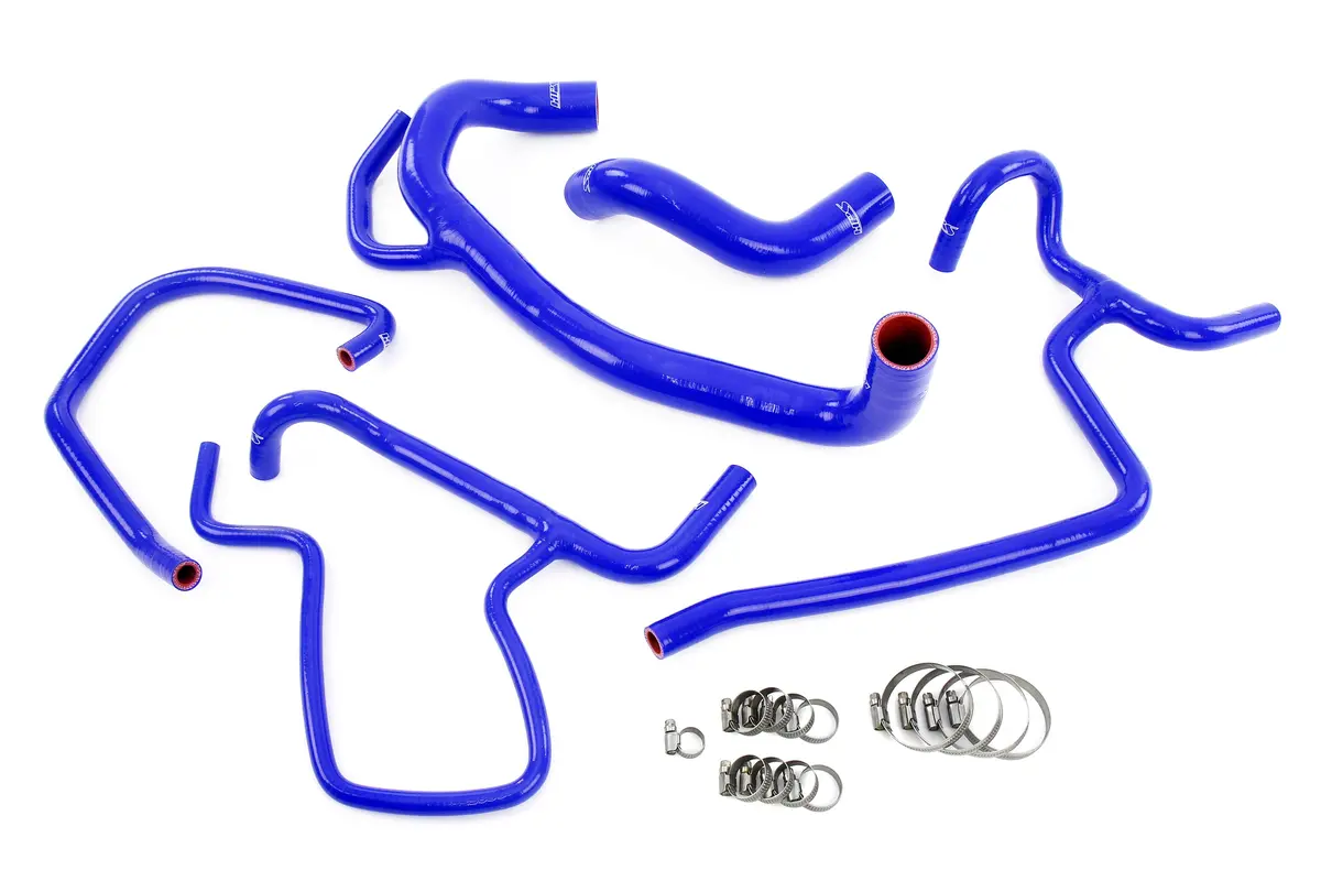 Hps Performance High Temp Reinforced Silicone Radiator And Heater Coolant Hose Kit, Blue, 57-1616-Blue 1