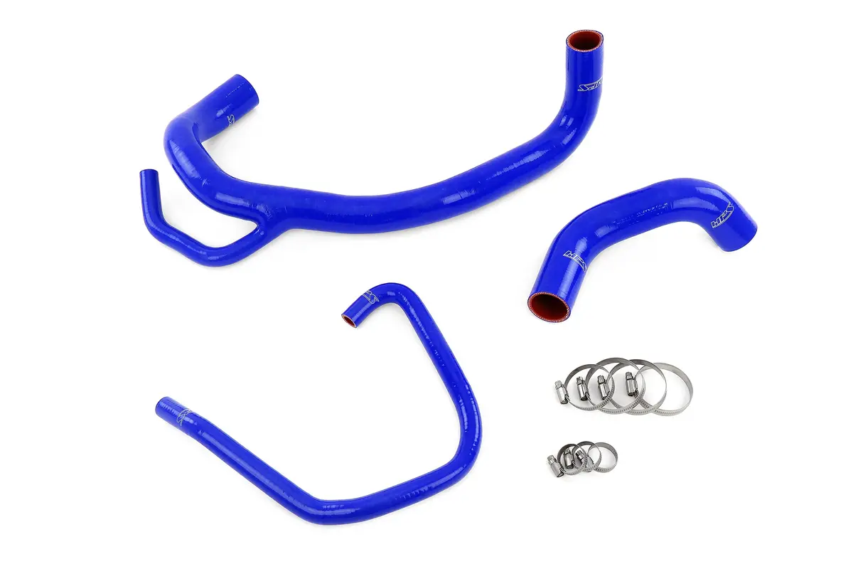 Hps Performance High Temp Reinforced Silicone Radiator Coolant Hose Kit, Blue, 57-1616R-Blue 1