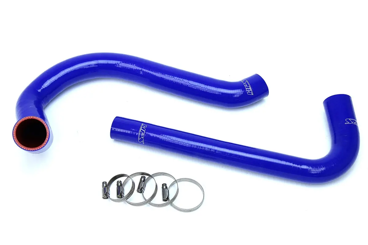 Hps Performance High Temp Reinforced Silicone Radiator Coolant Hose Kit, Blue, 57-1627-Blue 1