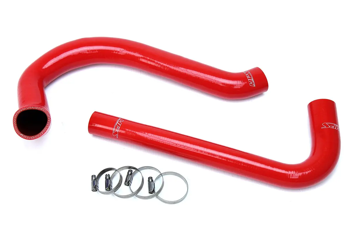 Hps Performance High Temp Reinforced Silicone Radiator Coolant Hose Kit, Red, 57-1627-Red 1