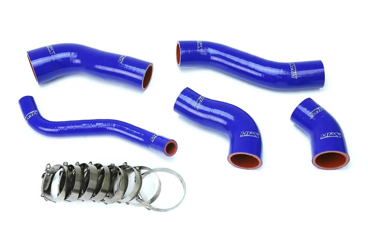 Hps Performance High Temp Reinforced Silicone Intercooler Hose Boots Kit, Blue, 57-1629-Blue 1