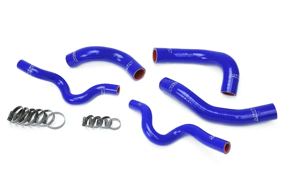 Hps Performance High Temp Reinforced Silicone Radiator Coolant Hose Kit, Blue, 57-1630-Blue 1