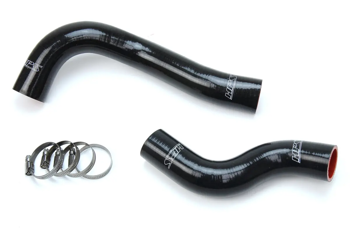 Hps Performance High Temp Reinforced Silicone Radiator Coolant Hose Kit, Black, 57-1632-Blk 1