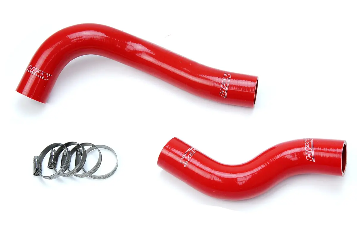 Hps Performance High Temp Reinforced Silicone Radiator Coolant Hose Kit, Red, 57-1632-Red 1