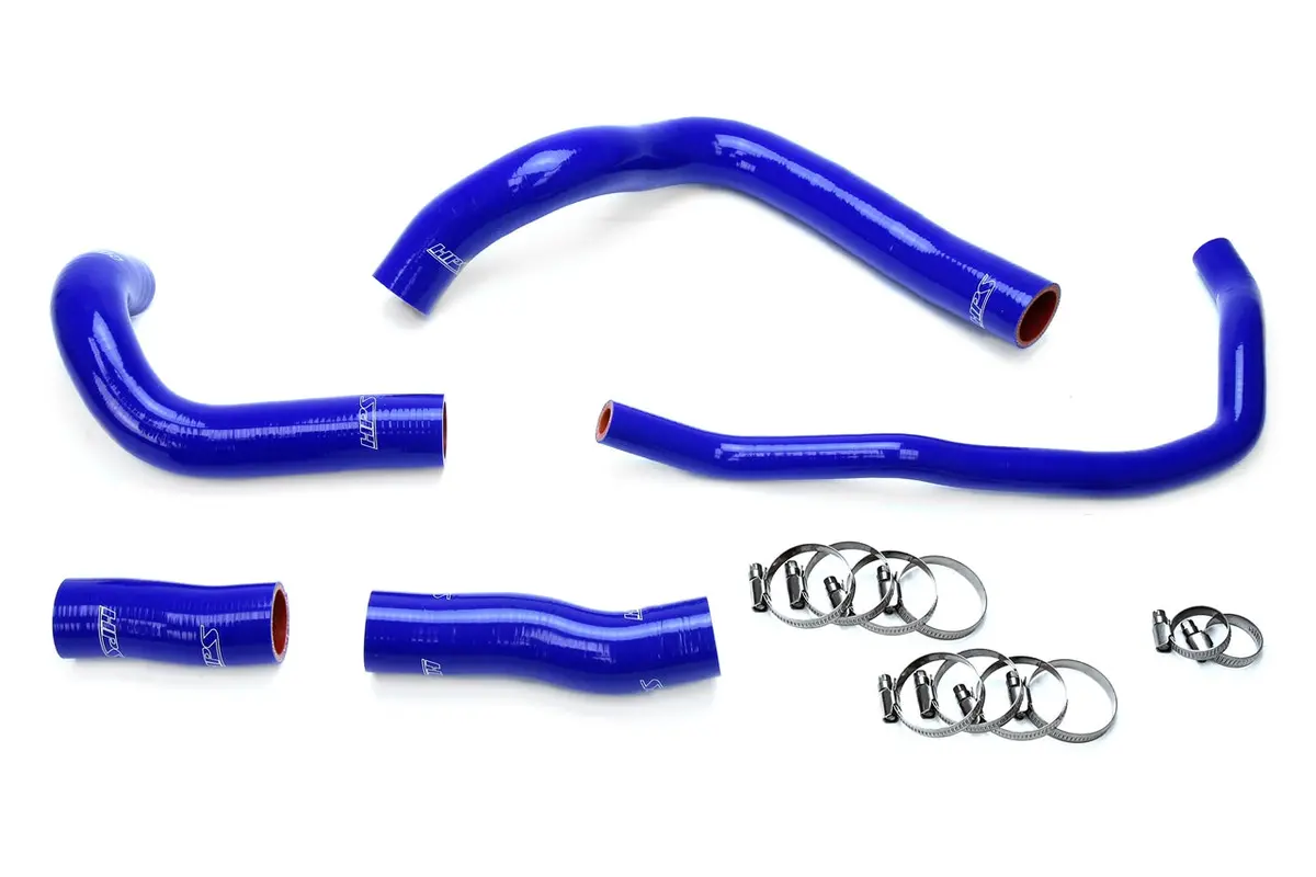 Hps Performance High Temp Reinforced Silicone Radiator Coolant Hose Kit, Blue, 57-1633-Blue 1