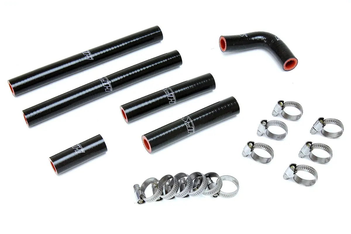 Hps Performance High Temp Reinforced Silicone Heater Coolant Hose Kit, Black, 57-1638-Blk 1