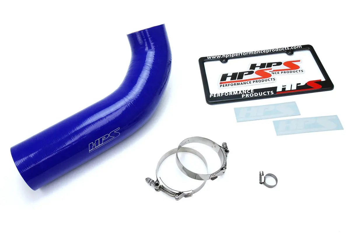 Hps Performance High Temp Reinforced Silicone Air Intake Hose Kit, Blue, 57-1639-Blue 1