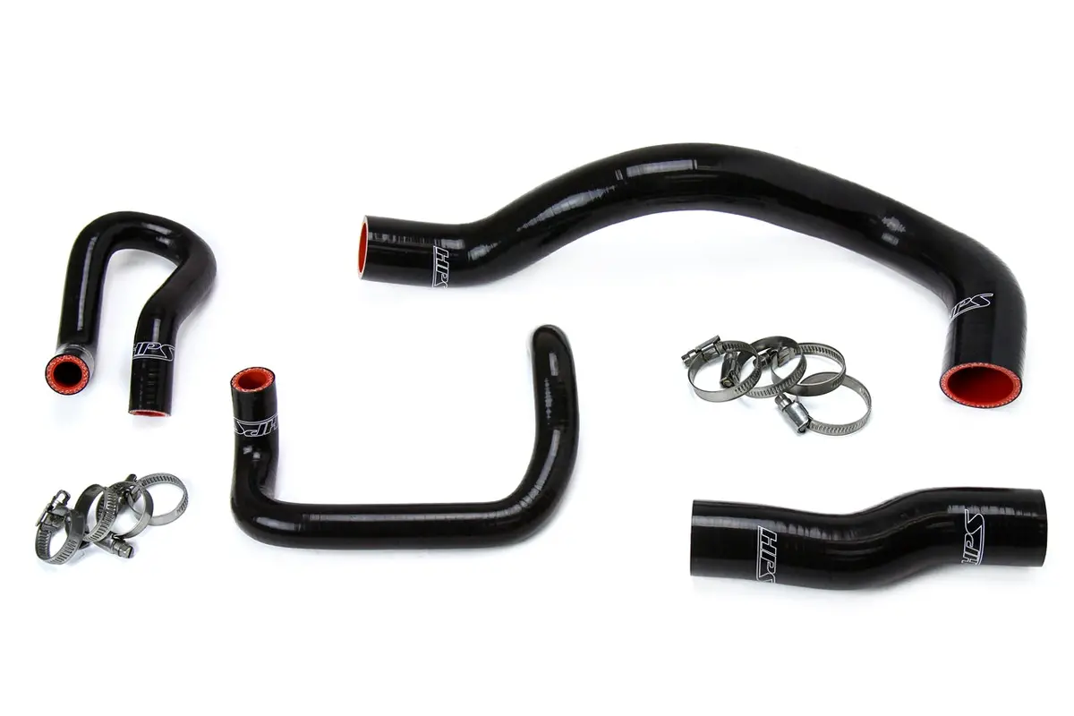 Hps Performance High Temp Reinforced Silicone Radiator And Heater Coolant Hose Kit, Black, 57-1641-Blk 1