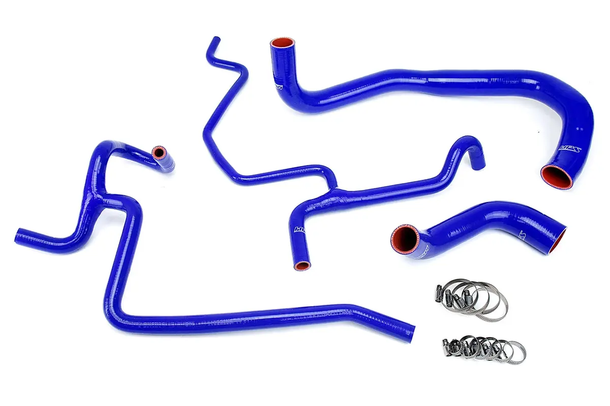 Hps Performance High Temp Reinforced Silicone Radiator And Heater Coolant Hose Kit, Blue, 57-1645-Blue 1