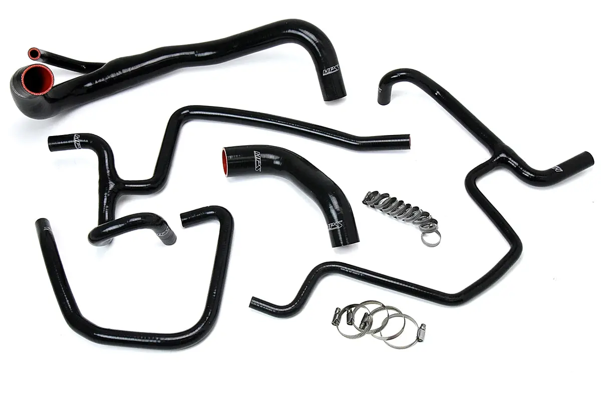 Hps Performance High Temp Reinforced Silicone Radiator And Heater Coolant Hose Kit, Black, 57-1646-Blk 1