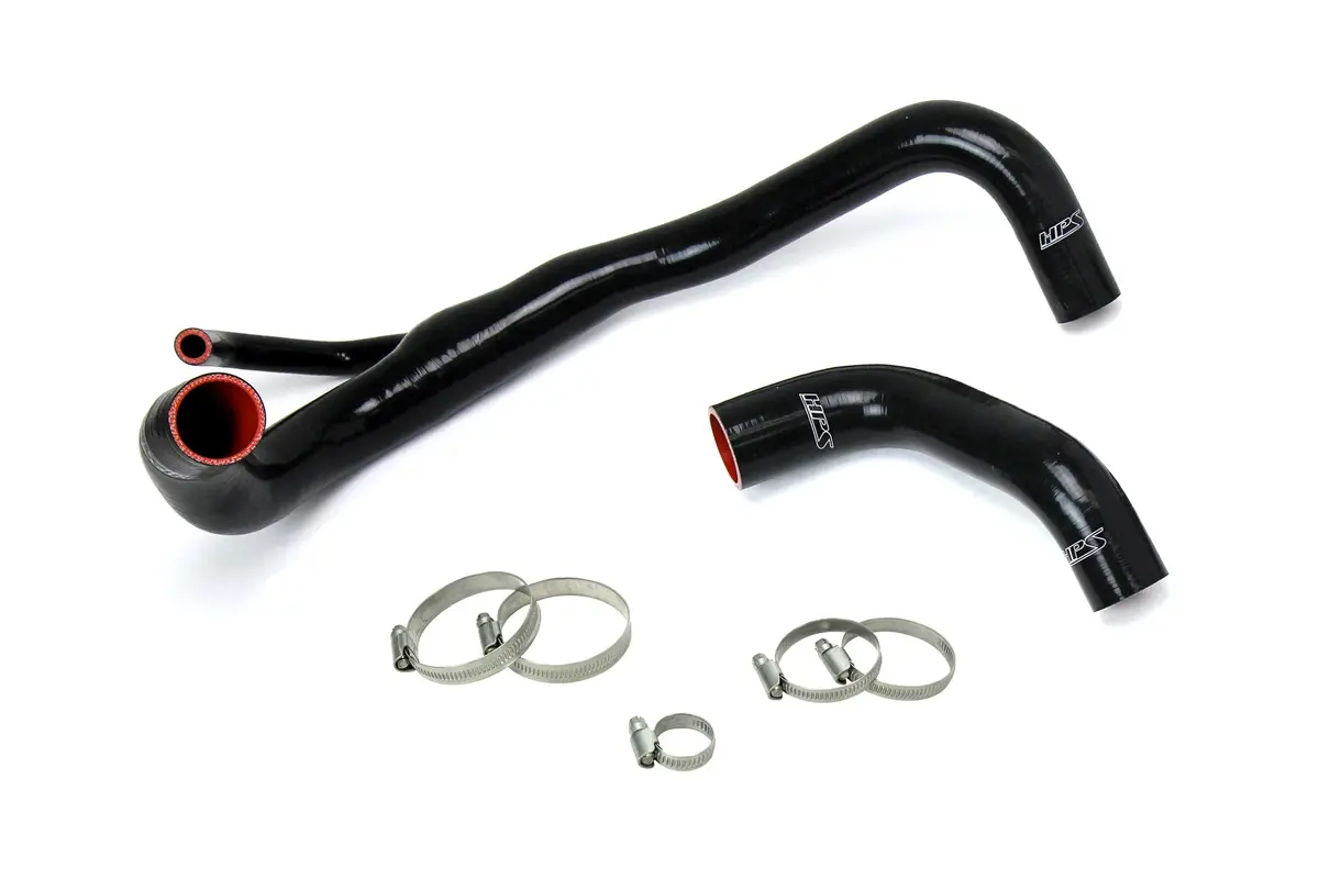 Hps Performance High Temp Reinforced Silicone Radiator Coolant Hose Kit, Black, 57-1646R-Blk 1