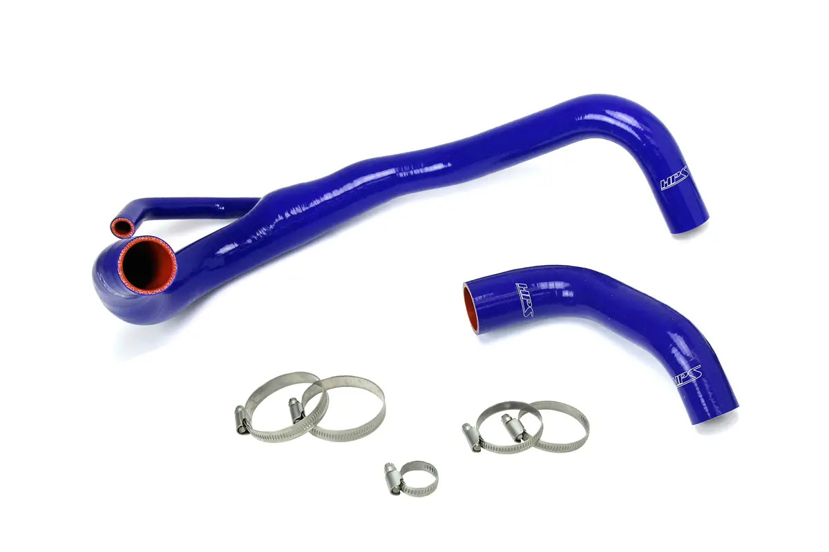 Hps Performance High Temp Reinforced Silicone Radiator Coolant Hose Kit, Blue, 57-1646R-Blue 1