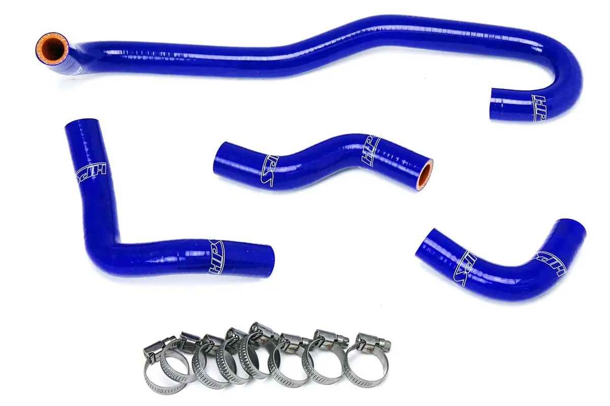 Hps Performance High Temp Reinforced Silicone Heater Coolant Hose Kit, Blue, 57-1655-Blue 1