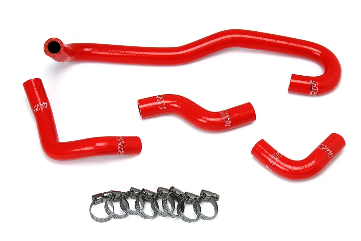 Hps Performance High Temp Reinforced Silicone Heater Coolant Hose Kit, Red, 57-1655-Red 1