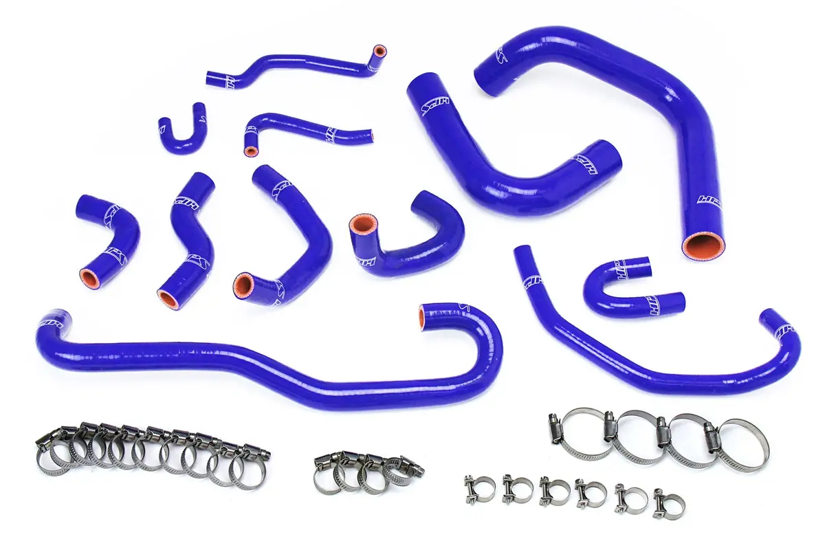 Hps Performance High Temp Reinforced Silicone Radiator And Heater Coolant Hose Kit, Blue, 57-1656-Blue 1