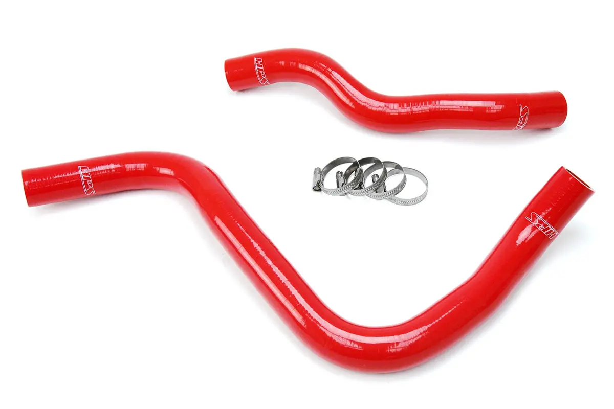 Hps Performance High Temp Reinforced Silicone Radiator Coolant Hose Kit, Red, 57-1662-Red 1