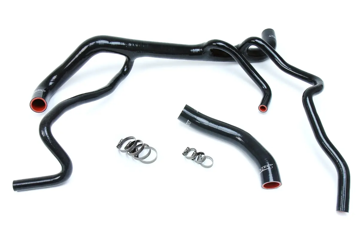 Hps Performance High Temp Reinforced Silicone Radiator Coolant Hose Kit, Black, 57-1664-Blk 1