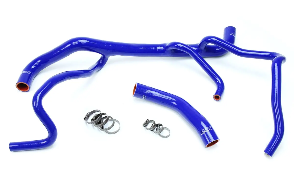Hps Performance High Temp Reinforced Silicone Radiator Coolant Hose Kit, Blue, 57-1664-Blue 1