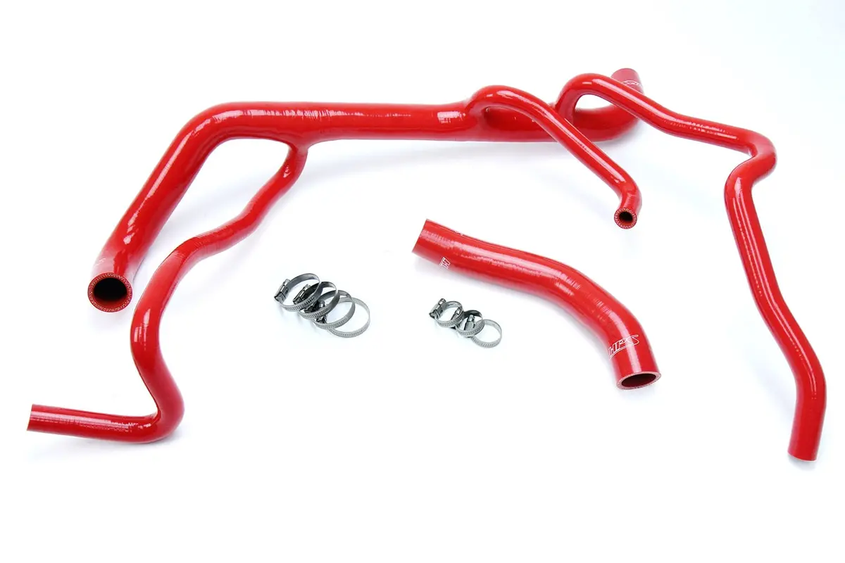 Hps Performance High Temp Reinforced Silicone Radiator Coolant Hose Kit, Red, 57-1664-Red 1
