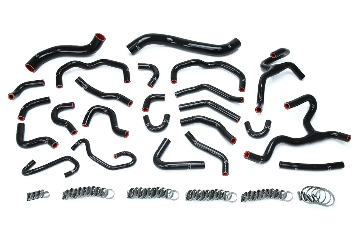 Hps Performance High Temp Reinforced Silicone Radiator And Heater Coolant Hose Kit, Black, 57-1670-Blk 1