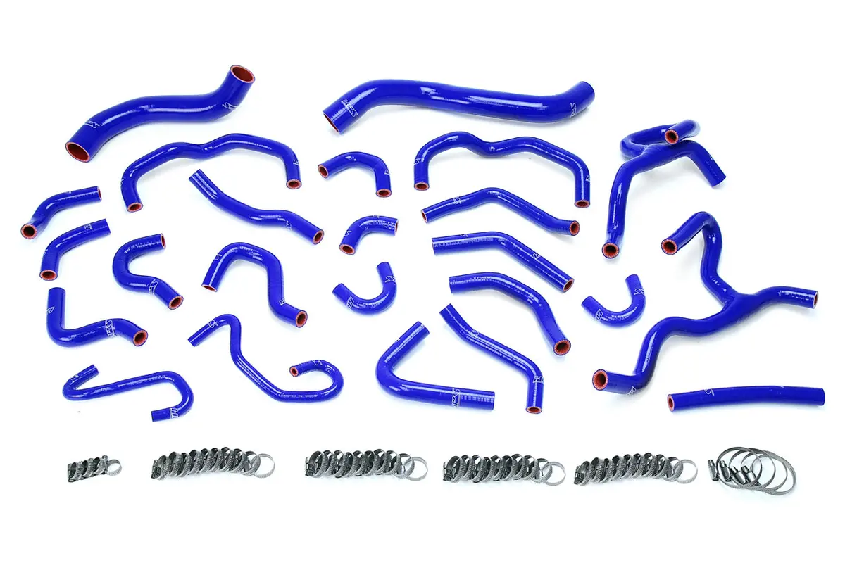 Hps Performance High Temp Reinforced Silicone Radiator And Heater Coolant Hose Kit, Blue, 57-1670-Blue 1