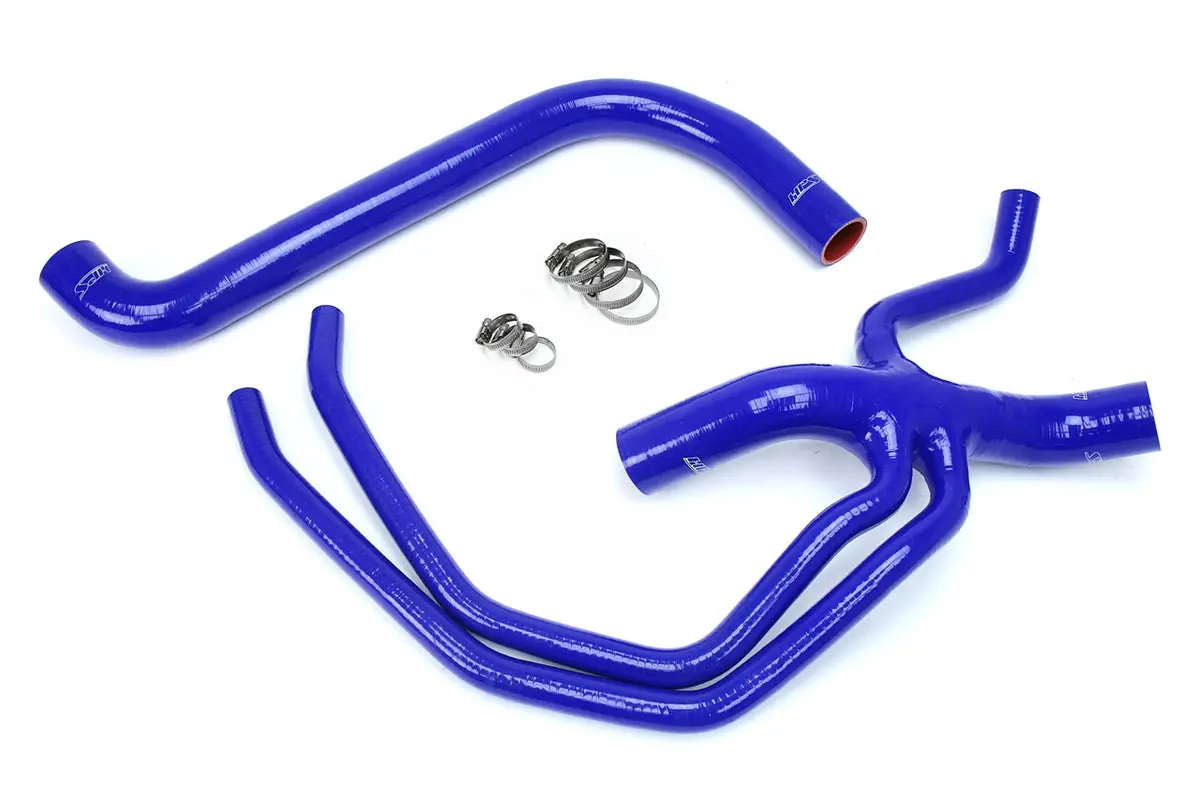 Hps Performance High Temp Reinforced Silicone Radiator Coolant Hose Kit, Blue, 57-1673-Blue 1