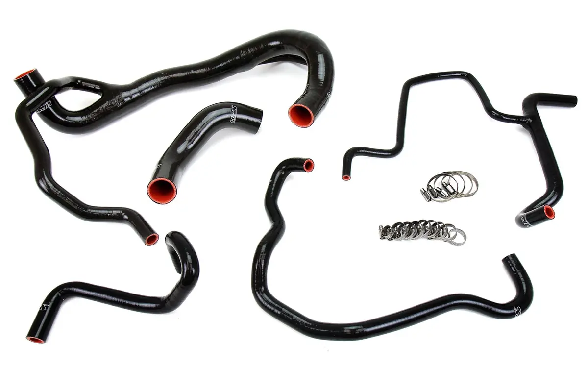 Hps Performance High Temp Reinforced Silicone Radiator And Heater Coolant Hose Kit, Black, 57-1675-Blk 1