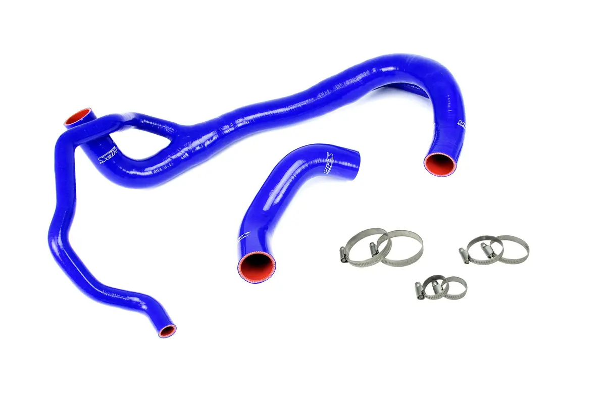 Hps Performance High Temp Reinforced Silicone Radiator Coolant Hose Kit, Blue, 57-1675R-Blue 1