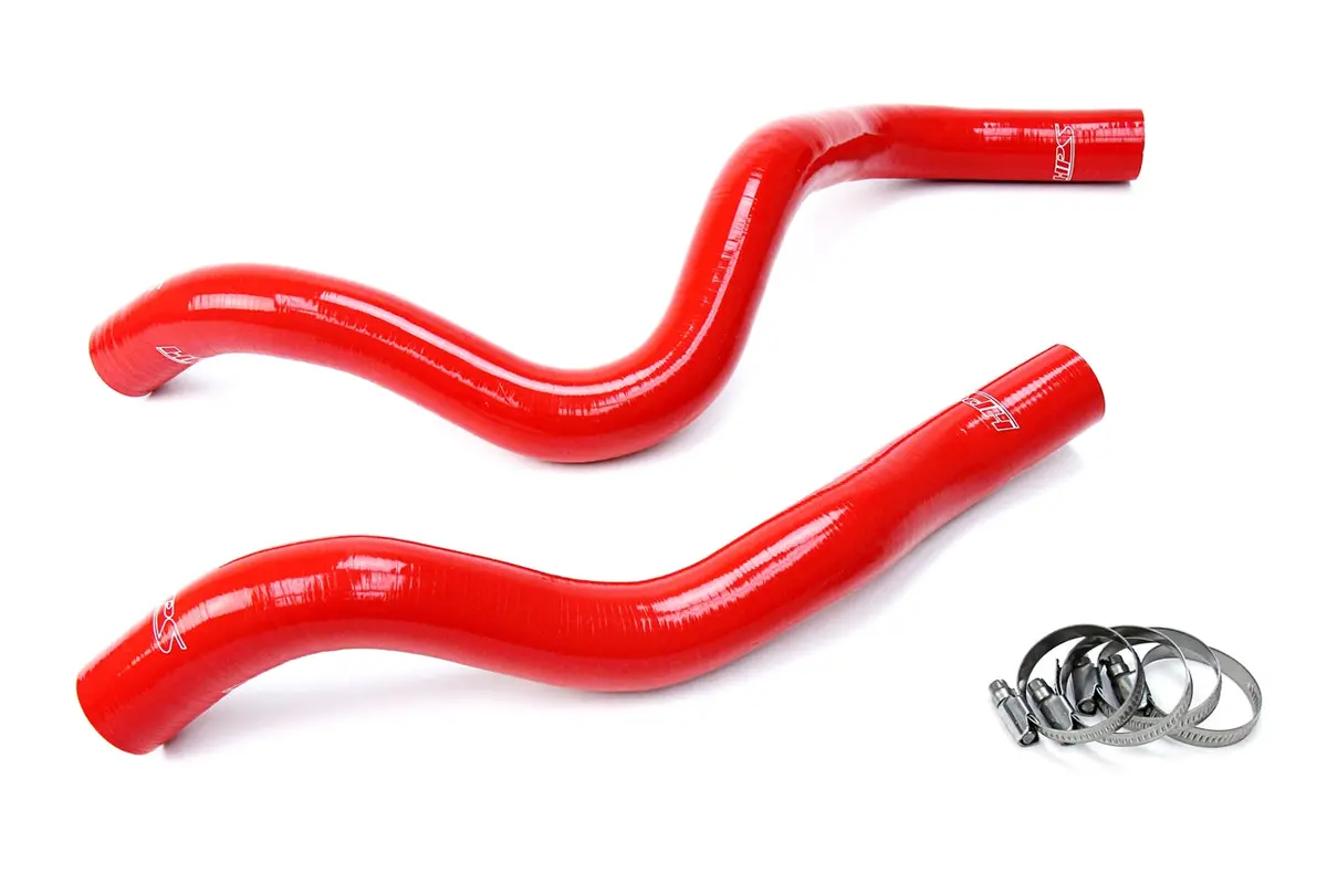 Hps Performance High Temp Reinforced Silicone Radiator Coolant Hose Kit, Red, 57-1677-Red 1