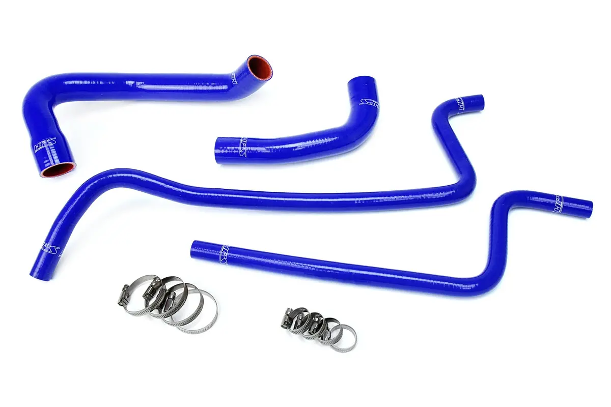 Hps Performance High Temp Reinforced Silicone Radiator And Heater Coolant Hose Kit, Blue, 57-1689-Blue 1
