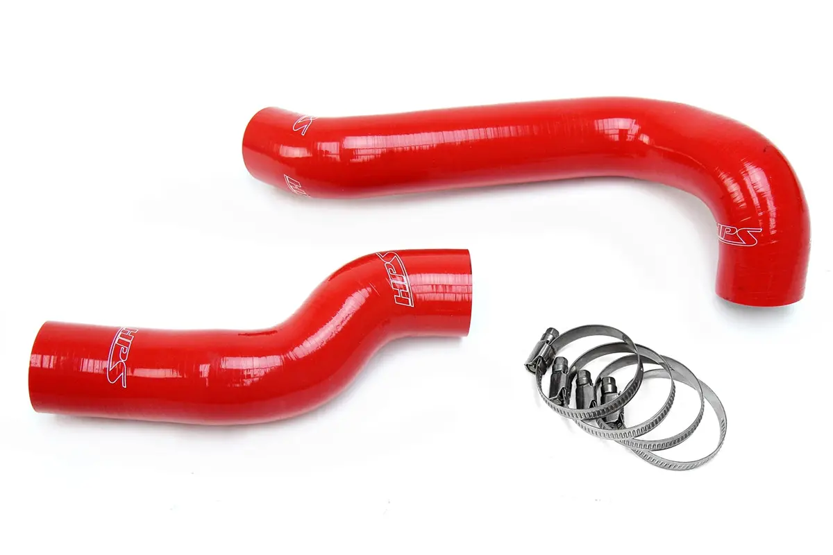 Hps Performance High Temp Reinforced Silicone Radiator Coolant Hose Kit, Red, 57-1698-Red 1