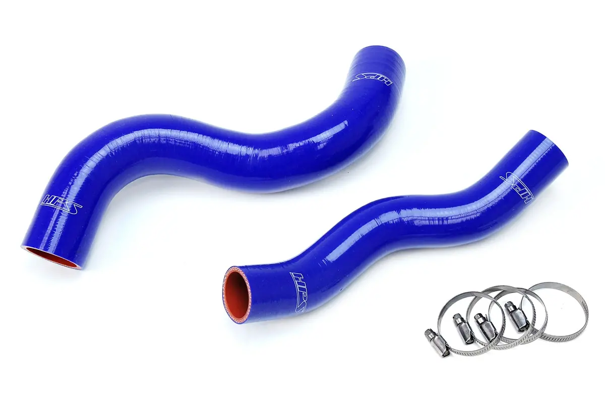 Hps Performance High Temp Reinforced Silicone Radiator Coolant Hose Kit, Blue, 57-1703-Blue 1