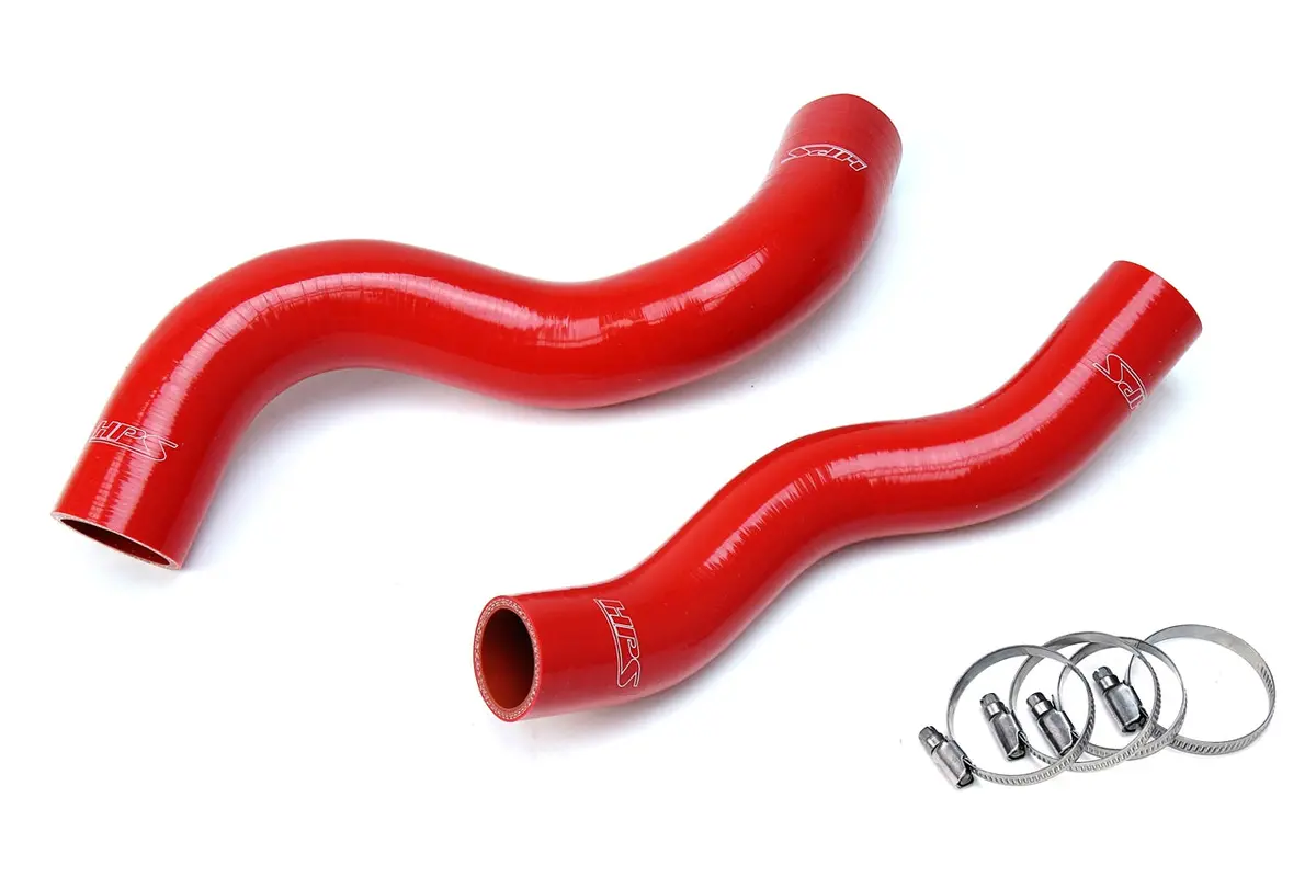 Hps Performance High Temp Reinforced Silicone Radiator Coolant Hose Kit, Red, 57-1703-Red 1