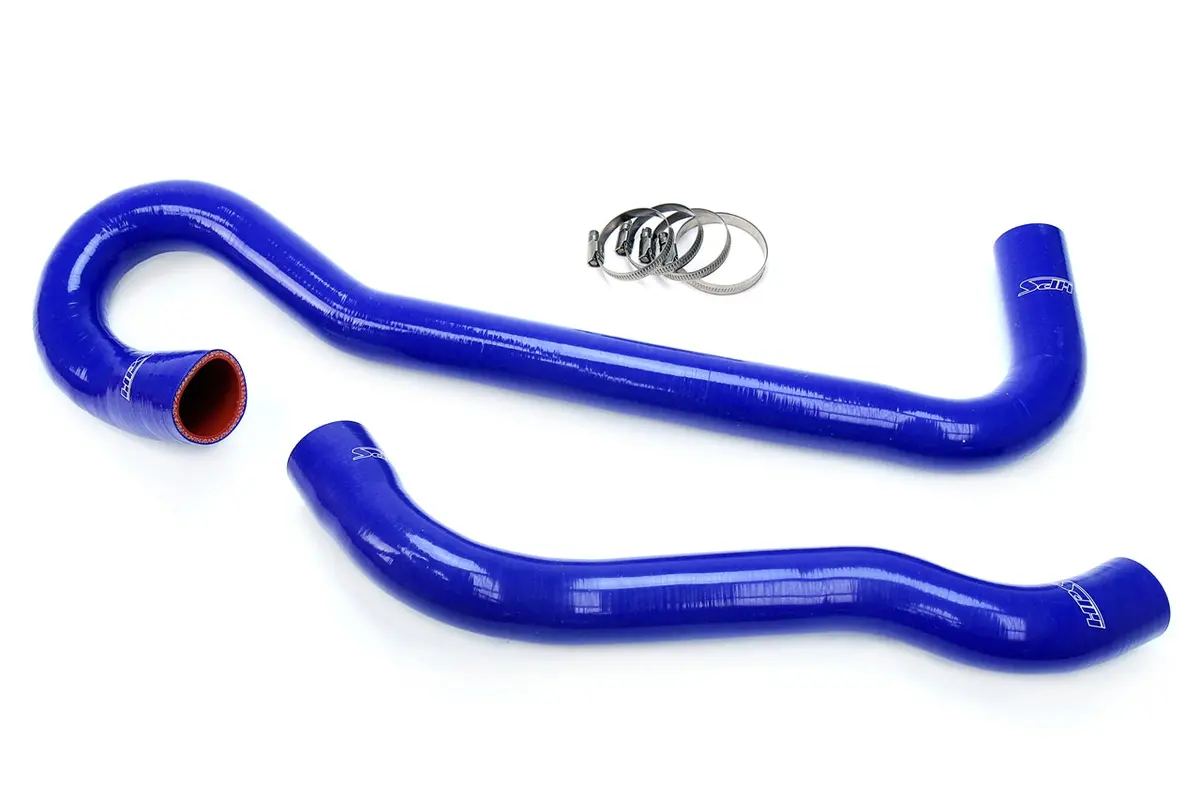 Hps Performance High Temp Reinforced Silicone Radiator Coolant Hose Kit, Blue, 57-1704-Blue 1