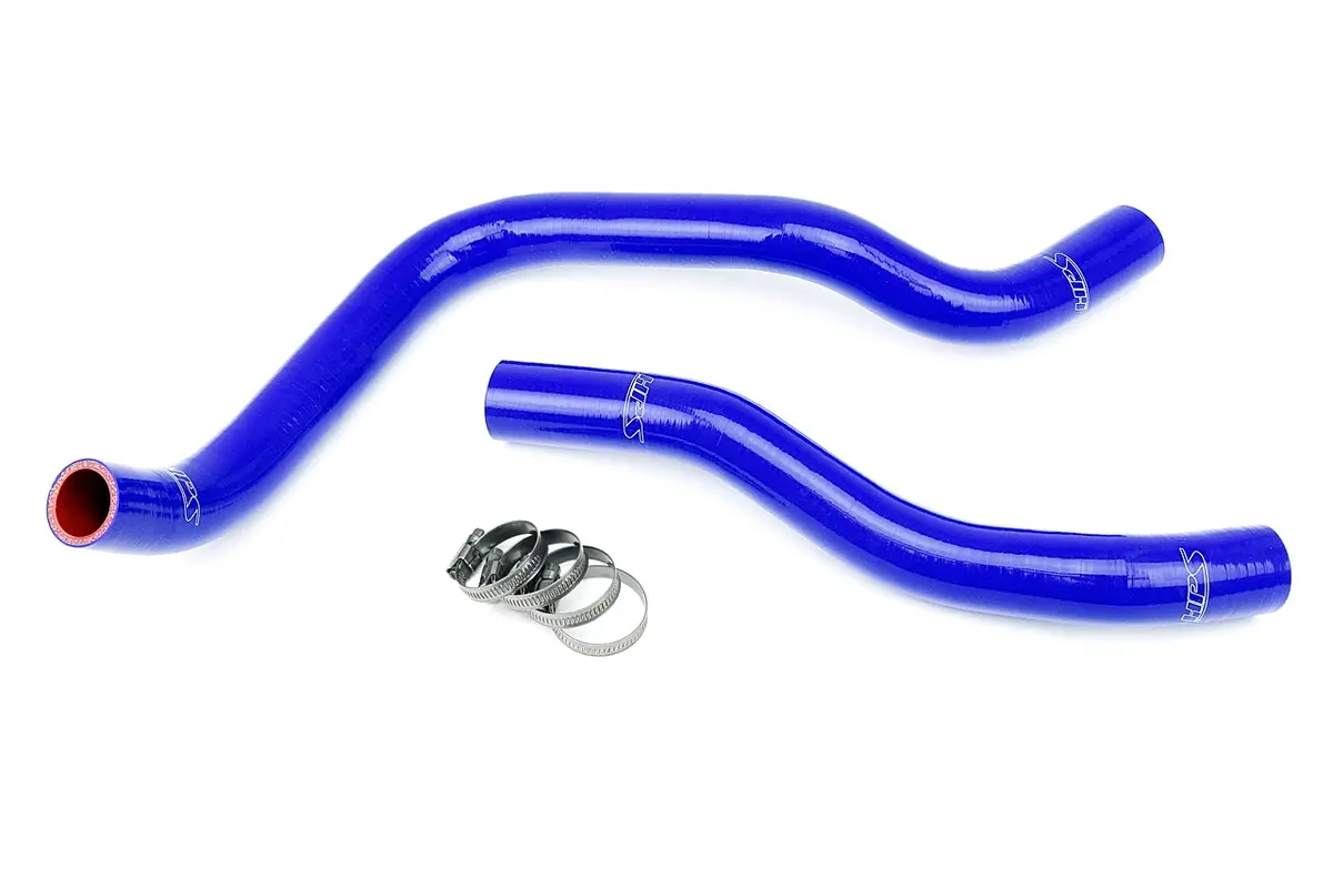 Hps Performance High Temp Reinforced Silicone Radiator Coolant Hose Kit, Blue, 57-1705-Blue 1