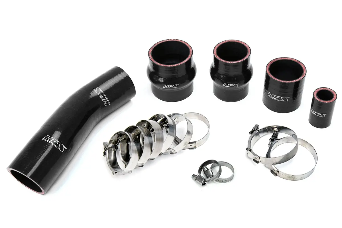 Hps Performance High Temp Reinforced Silicone Intercooler Hose Boots Kit, Black, 57-1711-Blk 1
