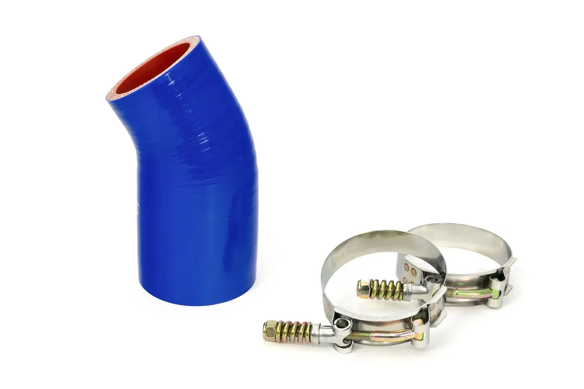 Hps Performance Silicone Transmission Oil Cooler Coolant Hose Volvo Mack Mp7 Engine Trucks, Replace Oe Part # 21064480, 23092708, 57-1712, Blue, 57-1712-Blue 1
