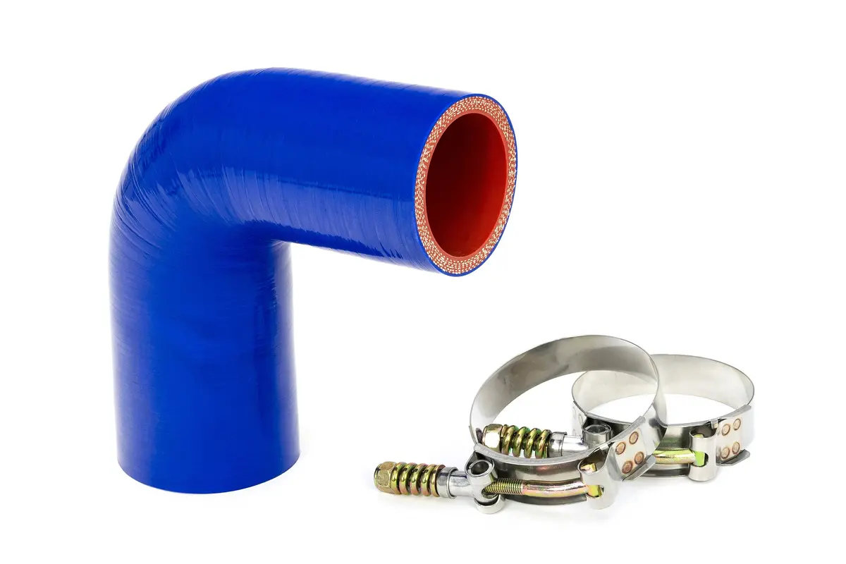 Hps Performance Silicone Transmission Oil Cooler Coolant Hose Volvo Mack Mp7 Engine Trucks, Replace Oe Part # 23092712 , 57-1713, Blue, 57-1713-Blue 1