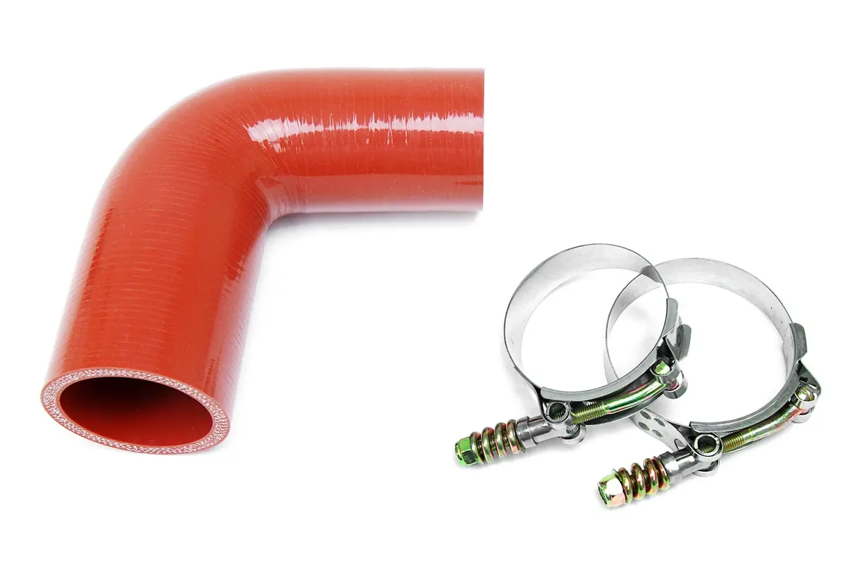 Hps Performance Silicone Transmission Oil Cooler Coolant Hose Volvo Mack Mp7 Engine Trucks, Replace Oe Part # 23092712 , 57-1713, Orange, 57-1713 1