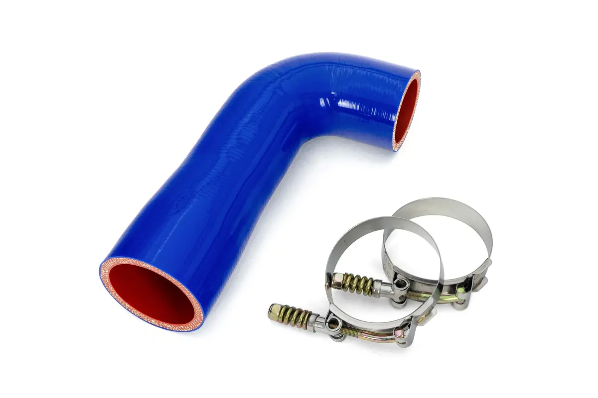 Hps Performance Silicone Transmission Oil Cooler Coolant Hose Volvo Mack Mp7 Engine Trucks, Replace Oe Part # 22882161 , 57-1714, Blue, 57-1714-Blue 1