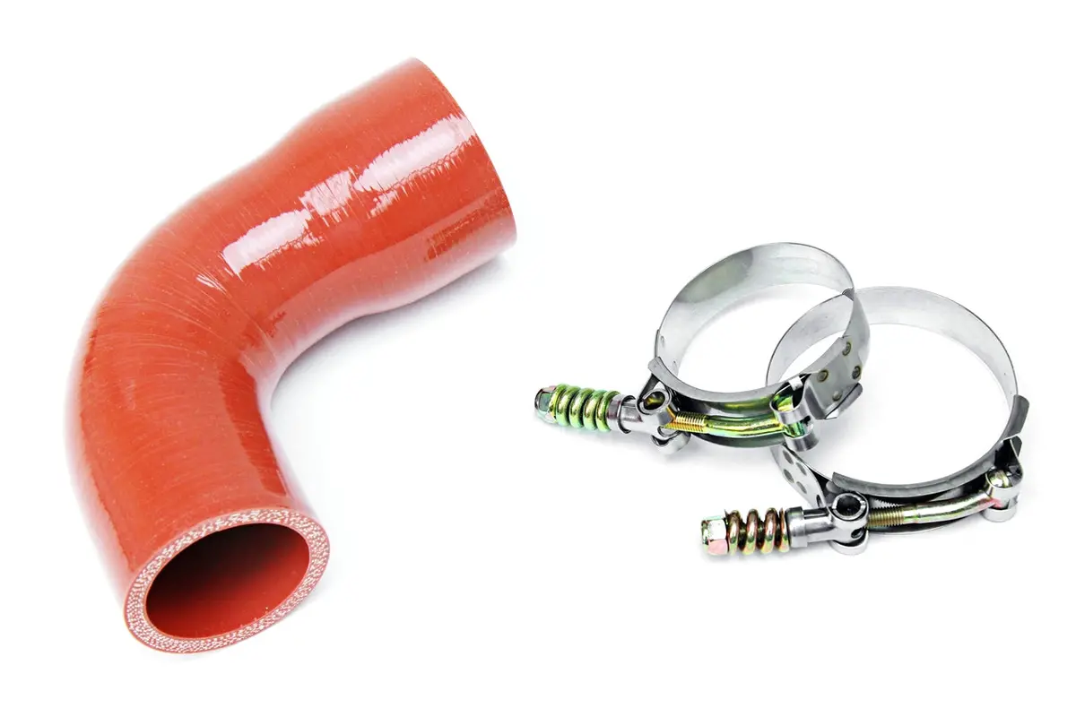 Hps Performance Silicone Transmission Oil Cooler Coolant Hose Volvo Mack Mp7 Engine Trucks, Replace Oe Part # 22882164 , 57-1715, Orange, 57-1715 1