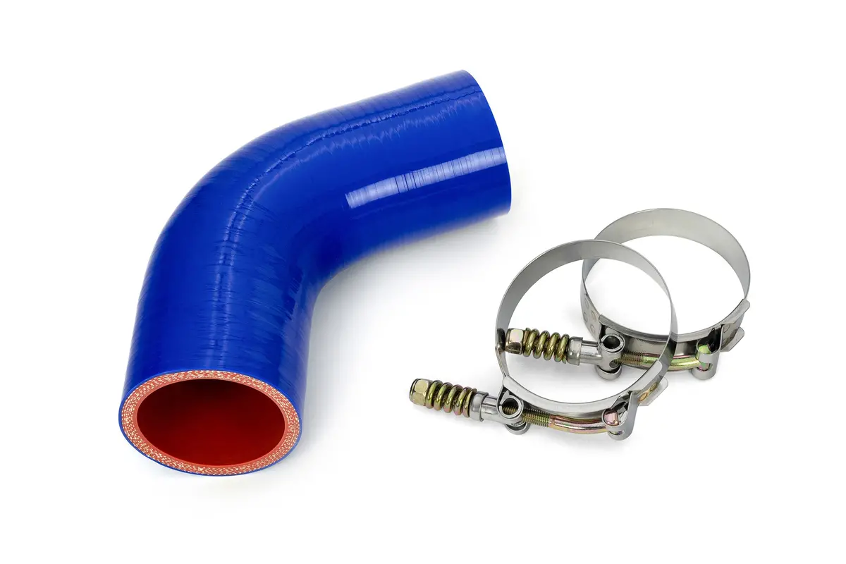 Hps Performance Silicone Transmission Oil Cooler Coolant Hose Volvo Mack Mp7 Engine Trucks, Replace Oe Part # 22891994 , 57-1718, Blue, 57-1718-Blue 1