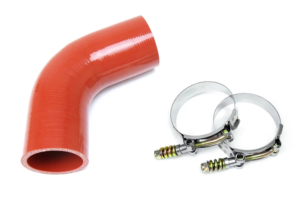 Hps Performance Silicone Transmission Oil Cooler Coolant Hose Volvo Mack Mp7 Engine Trucks, Replace Oe Part # 22891994 , 57-1718, Orange, 57-1718 1