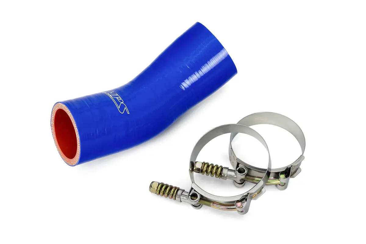 Hps Performance Silicone Transmission Oil Cooler Coolant Hose Volvo Mack Mp7 Engine Trucks, Replace Oe Part # 22891976, 57-1719, Blue, 57-1719-Blue 1