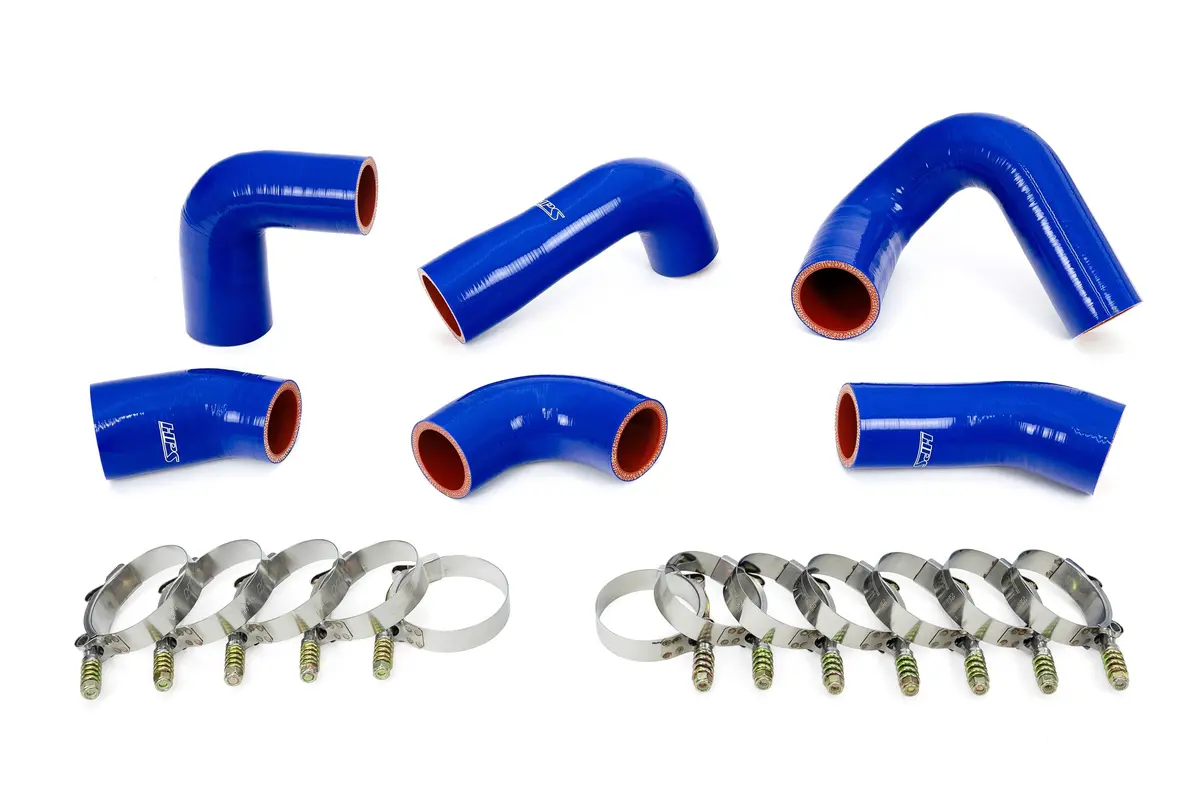 Hps Performance Silicone Transmission Oil Cooler Coolant Hose Kit, Mack Trucks 2007-2016 Mp7 Engine Replace Oe Part # 22882156 , 21251570 , 21548313 , 21794132 , 21794129 , 21209748, Blue, 57-1720-Blue 1