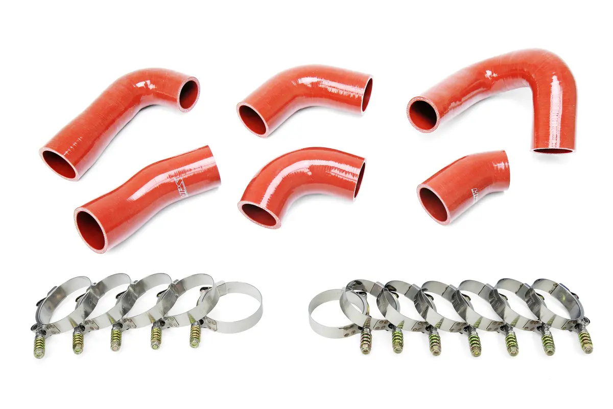 Hps Performance Silicone Transmission Oil Cooler Coolant Hose Kit, Mack Trucks 2007-2016 Mp7 Engine Replace Oe Part # 22882156 , 21251570 , 21548313 , 21794132 , 21794129 , 21209748, Orange, 57-1720 1