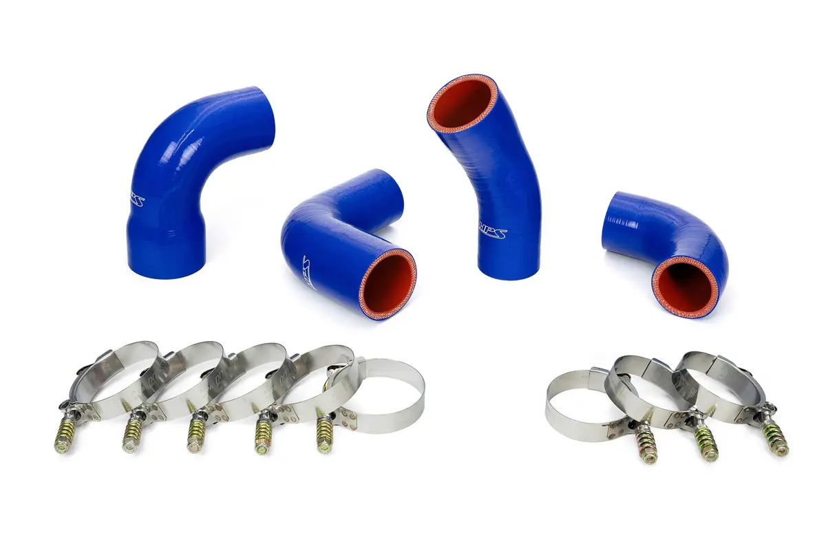 Hps Performance Silicone Transmission Oil Cooler Coolant Hose Kit, Mack Trucks 2007-2016 Mp7 Engine Replace Oe Part # 85134464 , 21794125 , 21251570 , 21794132 , 21794129, Blue, 57-1722-Blue 1