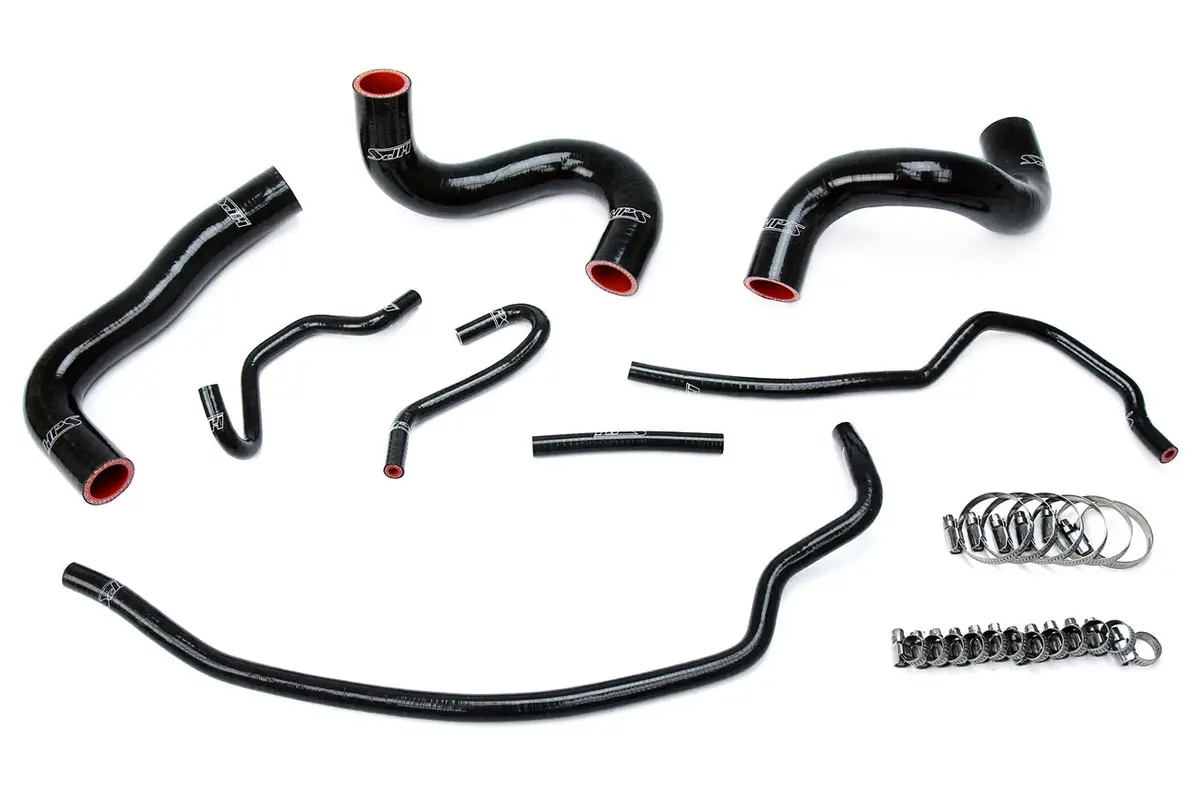 Hps Performance High Temp Reinforced Silicone Radiator Coolant Hose Kit, Black, 57-1723-Blk 1