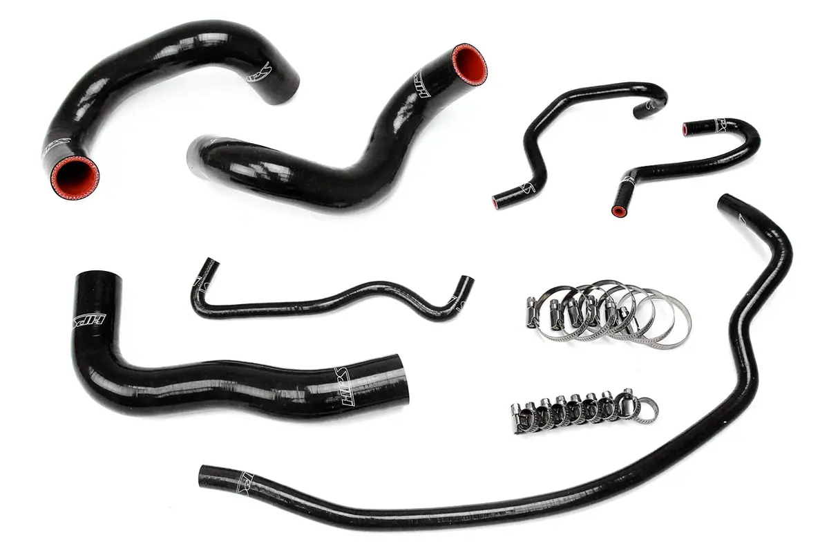 Hps Performance High Temp Reinforced Silicone Radiator Coolant Hose Kit, Black, 57-1724-Blk 1