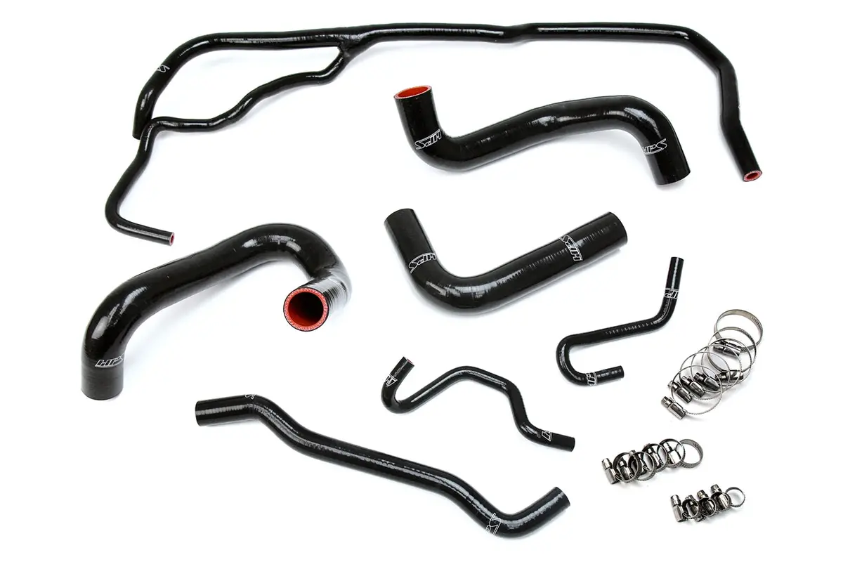 Hps Performance High Temp Reinforced Silicone Radiator Coolant Hose Kit, Black, 57-1725-Blk 1